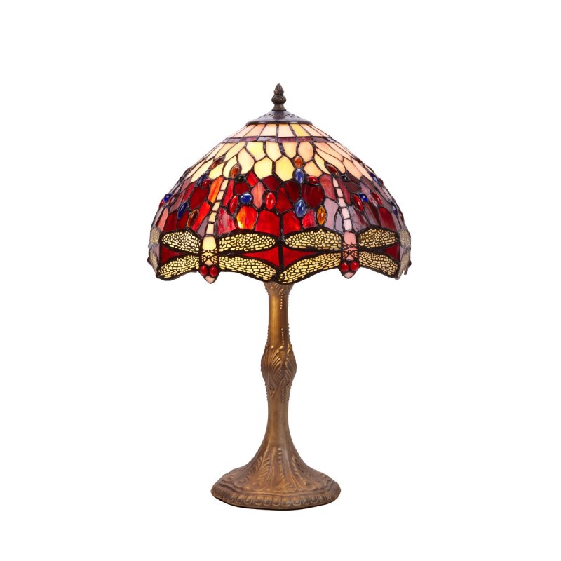 Desk lamp Viro Belle Rouge Maroon Zinc 60 W 30 x 50 x 30 cm