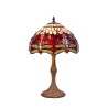 Desk lamp Viro Belle Rouge Maroon Zinc 60 W 30 x 50 x 30 cm