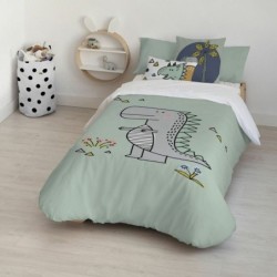 Duvet cover set Kids&Cotton Italo Big Mint 155 x 220 cm