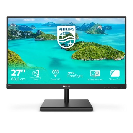 Monitor Philips 275E1S/00 27" LED IPS Flicker free 75 Hz 50-60  Hz