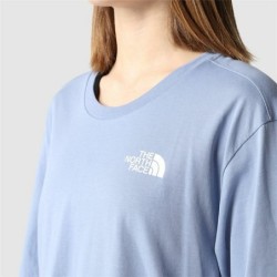 Women’s Short Sleeve T-Shirt The North Face Simple Dome Folk Blue