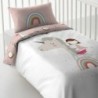 Cot Quilt Cover Haciendo el Indio Unicorn White