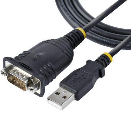 USB to Serial Port Cable Startech 1P3FP-USB-SERIAL Black