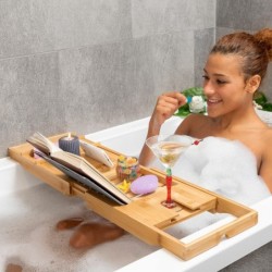 Extendable Bamboo Bath Tray Trayth InnovaGoods