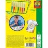 Set of Felt Tip Pens SES Creative Blow Airbrush Textile