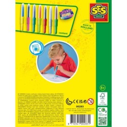 Set of Felt Tip Pens SES Creative Blow Airbrush Pens