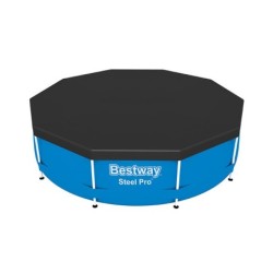 Swimming Pool Cover Bestway Ø 305 cm Black