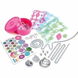 Bracelet and Necklace Making Kit Clementoni My Moonlight Pendants Aluminium Natural rubber Plastic