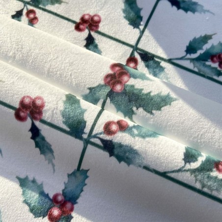 Table Runner Belum terciopelo White Christmas 1 Multicolour 50 x 145 cm Christmas