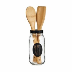 Jar Kitchen Spatula Metal 840 ml 9 x 17 x 9 cm (12 Units)