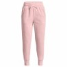 Children's Tracksuit Bottoms Under Armour Rival Fleece Pink