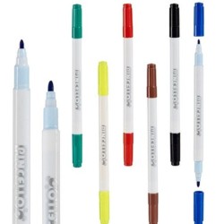 Set of Felt Tip Pens Double-ended Multicolour (72 Units)