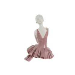 Decorative Figure DKD Home Decor Romantic Ballet Dancer 16 x 11 x 17 cm (2 Units)