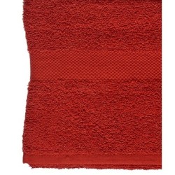 Bath towel 90 x 150 cm Terracotta colour (3 Units)