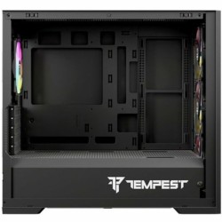 ATX Semi-tower Box Tempest Stronghold  Black