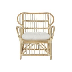 Armchair DKD Home Decor 8424001826964 Natural Rattan (86 x 65 x 95 cm)