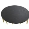 Set of 2 small tables DKD Home Decor Black Golden 79 x 79 x 46 cm