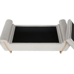 Bench Home ESPRIT Beige Golden Pinewood 120 x 45 x 50 cm