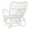 Armchair DKD Home Decor 75 x 85 x 85 cm White Rattan