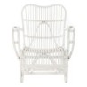 Armchair DKD Home Decor 75 x 85 x 85 cm White Rattan