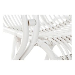 Armchair DKD Home Decor 75 x 85 x 85 cm White Rattan