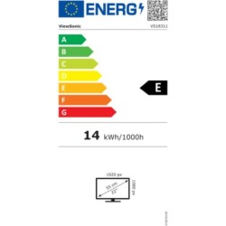 Monitor ViewSonic TD2223 21,5" FHD 21,5" LED TN 75 Hz 60 Hz