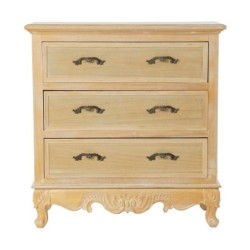 Chest of drawers DKD Home Decor Natural Fir MDF Wood Romantic 70 x 33 x 72,5 cm