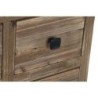 Console DKD Home Decor Black Dark brown Metal Fir Recycled Wood 120 x 34,5 x 85 cm