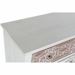 Chest of drawers DKD Home Decor Brown MDF White Dark grey Arab (80 x 40 x 86 cm)