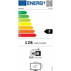 Smart TV Hisense 75A7KQ 4K Ultra HD 75" HDR QLED