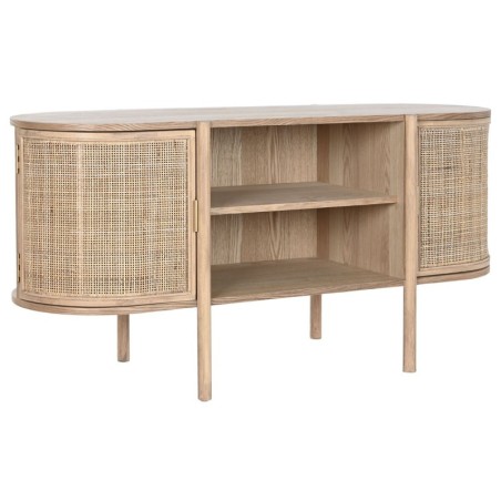 TV furniture Home ESPRIT Natural Rubber wood 120 x 43,5 x 60 cm