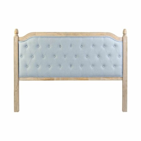 Headboard DKD Home Decor Blue Natural Wood Rubber wood 160 x 6 x 120 cm