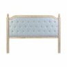 Headboard DKD Home Decor Blue Natural Wood Rubber wood 160 x 6 x 120 cm