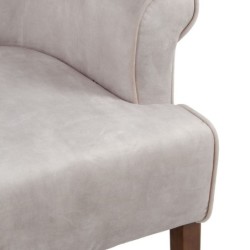 Armchair 77 x 64 x 88 cm Synthetic Fabric Beige Wood