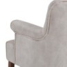 Armchair 77 x 64 x 88 cm Synthetic Fabric Beige Wood