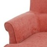 Armchair 77 x 64 x 88 cm Synthetic Fabric Wood Dark Red