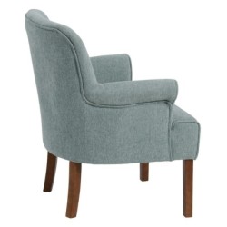 Armchair 77 x 64 x 88 cm Synthetic Fabric Blue Wood