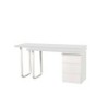 Desk DKD Home Decor 150 x 120 x 75 cm Natural Metal White MDF Wood