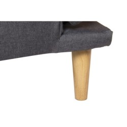 Sofabed DKD Home Decor Grey Wood Scandi 180 x 85 x 83 cm