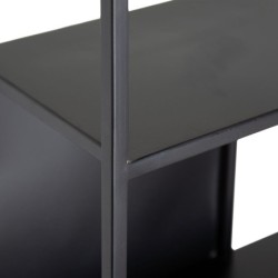 Shelves SQUARE 100 x 22 x 175 cm Black Metal