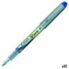 Liquid ink pen Pilot V Pen Calligraphy Pen Disposable Blue 0,4 mm (12 Units)