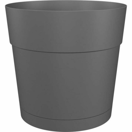 Self-watering flowerpot Artevasi Capri Large Anthracite Plastic Ø 30 cm