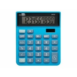 Calculator Liderpapel XF21 Blue Plastic