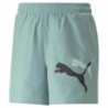 Men's Sports Shorts Puma Ess+ Logo Power Cat Adriatic  Blue