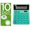 Calculator Liderpapel XF24 Green Plastic