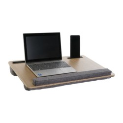 Tray Home ESPRIT Polyester MDF Wood 55 x 35 x 7 cm