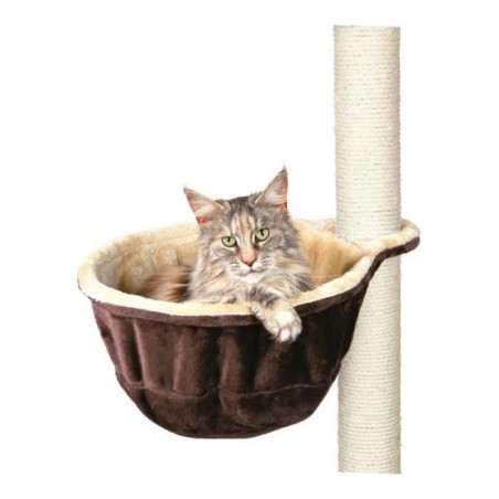 Cat Bed Trixie 4047974439104 Brown 38 cm Multicolour Metal Ø 38 cm