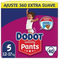 Disposable nappies Dodot Dodot Pants Activity 5 12-17 kg