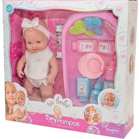 Baby Doll with Accessories RosaToys Tiny Pompas 35 cm