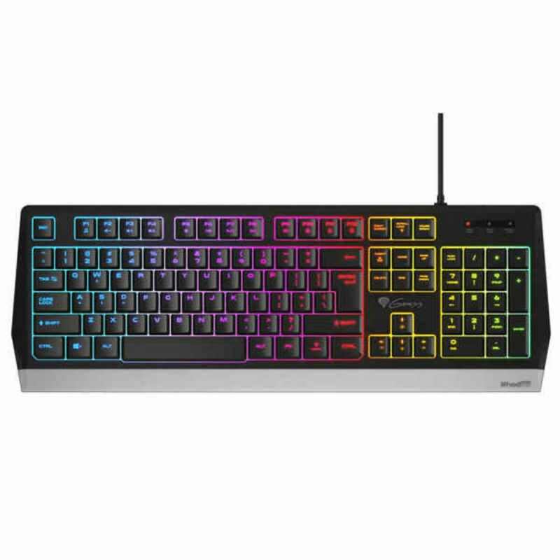 Gaming Keyboard Natec RHOD 300 RGB QWERTY Black